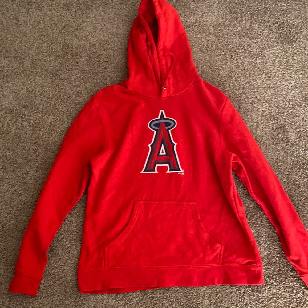 Los Angeles Angels sweat shirt hoodie size L